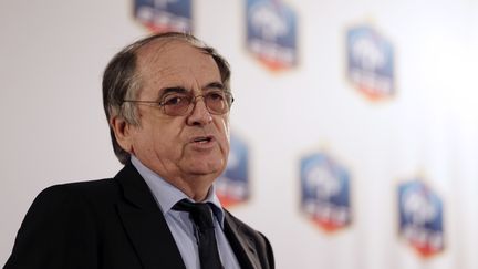 Le pr&eacute;sident de la F&eacute;d&eacute;ration fran&ccedil;aise de football,&nbsp;No&euml;l Le Gra&euml;t, le 29 octobre 2012. (KENZO TRIBOUILLARD / AFP)