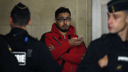 Jawad Bendaoud au tribunal de Paris pour son procès en appel, le 22 novembre 2018. (THIBAULT CAMUS / AP / SIPA)