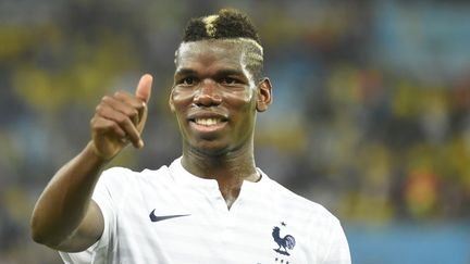 Paul Pogba, le milieu de terrain de l'&eacute;quipe de France, le 25 juin 2014 &agrave; Rio de Janeiro (Br&eacute;sil).&nbsp; (FABRICE COFFRINI / AFP)