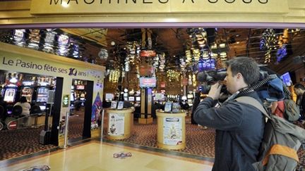 Le 18 avril 2011, l'entrée de la salle des machines à sous du Casino Partouche d'Aix-en-Provence. (AFP)