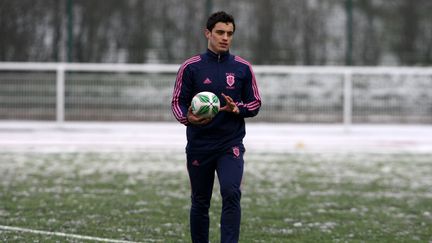 Aristide Barraud à l'entraînement, le 12 janvier 2010, alors qu'il évoluait encore avec le Stade français. (MAXPPP)