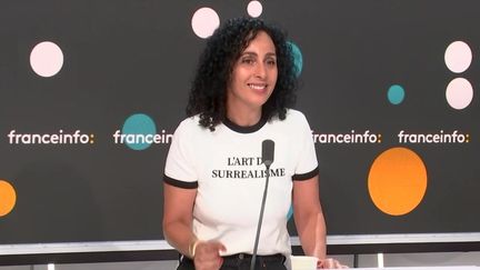 La productrice, Fouzia Kechkech, le jeudi 21 septembre 2023. (FRANCEINFO / RADIO FRANCE)