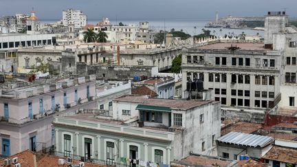 Vue de la Havane, dimanche 3 avril 2016. (DIRK WAEM / BELGA MAG/ AFP)