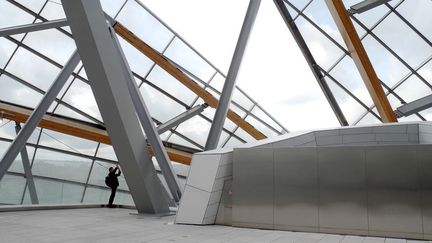 Une des terrasses de la Fondation Louis Vuitton à Paris
 (Photo Valérie Oddos / Culturebox / France Télévisions)