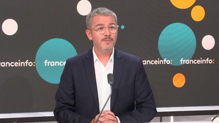 Julien Mielcarek, le directeur délégué à l'information digitale du groupe RMC/BFM, mardi 1er octobre 2024 (FRANCEINFO / RADIO FRANCE)