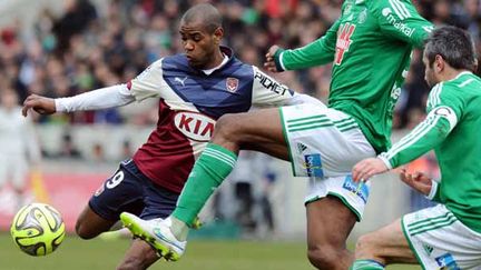 L'attaquant bordelais Diego Rolan. (NICOLAS TUCAT / AFP)