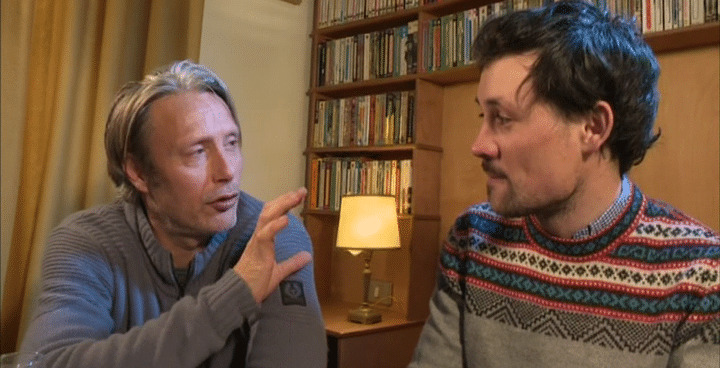 Mads Mikkelsen et Matthieu Tordeur.
 (France 2 Culturebox)