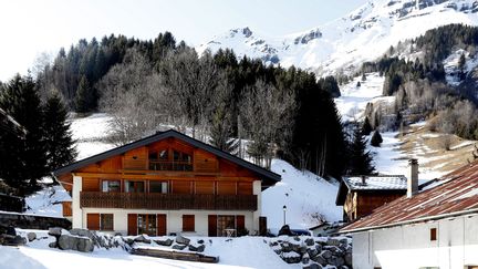 Le chalet de la station des Contamines-Montjoie, en Haute-Savoie, occupé par le Britannique contaminé par le coronavirus 2019-nCoV (GR?GORY YETCHMENIZA / MAXPPP)