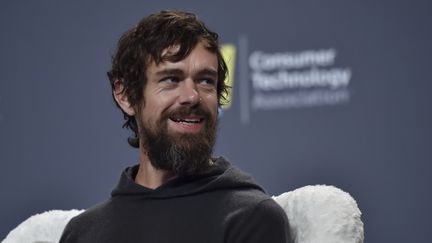 Jack Dorsey, le PDG de Twitter, le 9 janvier 2019 à Las Vegas (Nevada, Etats-Unis).&nbsp; (DAVID BECKER / GETTY IMAGES NORTH AMERICA)