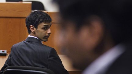 Dharun Ravi, condamn&eacute; &agrave; 30 jours de prison pour avoir espionn&eacute; son ancien colocataire, le 16 mai 2012 au tribunal de New Brunswick (New Jersey). (LUCAS JACKSON  / REUTERS)