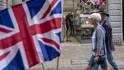 Dans une rue de Gibraltar. (ALVARO FUENTE / NURPHOTO)