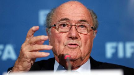 &nbsp; (Sepp Blatter doit quitter ses fonctions le 26 février prochain © MaxPPP)