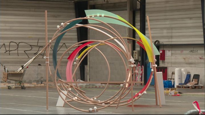 Mengzhi Zheng -&nbsp; Là où les vents se caressent -&nbsp;&nbsp;Septembre 2019 -&nbsp; Biennale d'art contemporain de Lyon&nbsp; (C. Cherry-Pellat / France Télévisions)