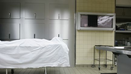 Photos d'illustration d'une morgue pour illustrer la découverte aux Etats-Unis d'un centre de ressourses biologiques qui vendait des restes humains sans l'accord des familles des défunts, selon la presse américaine qui publie, en juillet 2019, le témoignage d'un agent du FBI.&nbsp; (TEAM STATIC / FSTOP / GETTY IMAGES)