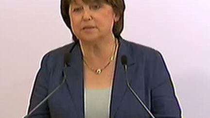 La première secrétaire du PS Martine Aubry (© France)