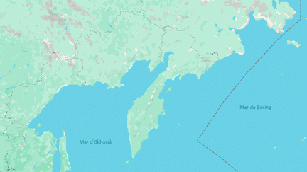 La péninsule du Kamchatka, dans l'extrême-orient russe. (GOOGLE MAPS)