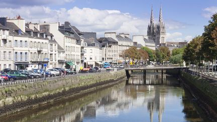 L'Odet à Quimper (Finistère), en août 2011.
 (MARKUS LANGE / ROBERT HARDING PREMIUM / AFP)