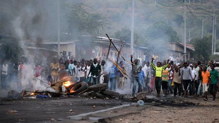 A Musaga, pr&egrave;s de la capitale du Burundi, Bujumbura, le 27 avril 2015. (SIMON MAINA / AFP)