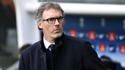 Laurent Blanc, entraîneur du PSG, avant un match de Ligue 1, contre Lille, au Parc des Princes, le 13 février 2016. (MIGUEL MEDINA / AFP)