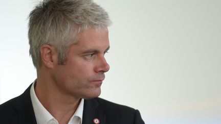 Laurent Wauquiez, à Valence (Drôme),&nbsp;le 7 septembre 2017. (CITIZENSIDE/CHRISTOPHE ESTASSY / CITIZENSIDE / AFP)