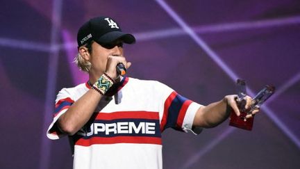 Le chanteur Nekfeu, le 12 février 2016 à Paris. (BERTRAND GUAY / AFP)