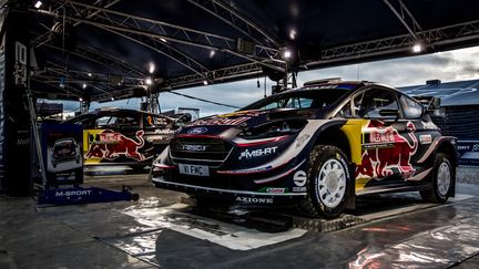 La Ford de Sébastien Ogier avant le rallye du pays de Galles (THOMAS FENETRE / DPPI MEDIA)