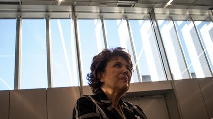 L'ancienne ministre de la Santé Roselyne Bachelot à Rennes (Ille-et-Vilaine) lors du festival international du film politique le 1er novembre 2018. (MARTIN BERTRAND / HANS LUCAS / AFP)