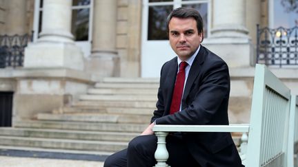 L'ex-secr&eacute;taire d'Etat au Commerce ext&eacute;rieur Thomas Th&eacute;venoud, alors d&eacute;put&eacute;, le 30 octobre 2012 &agrave; l'Assembl&eacute;e nationale, &agrave; Paris. (THOMAS SAMSON / AFP)