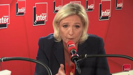 Marine Le Pen, invitée de France Inter le 16 mai 2019.&nbsp; (France Inter)