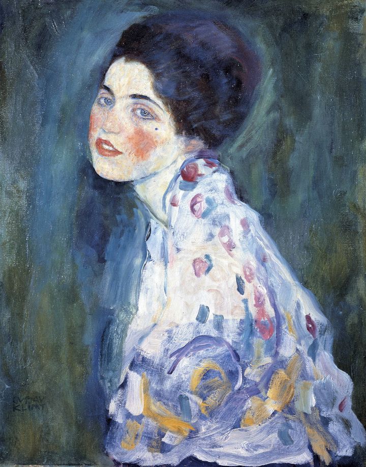 Portrait de femme. Peinture de Gustav Klimt (1862-1918). 1916. Galleria Ricci Oddi. Plaisance.&nbsp; (Electa/Leemage)