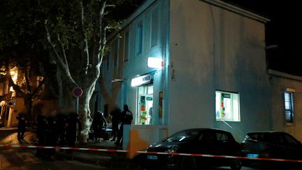 Un fusillade a éclaté jeudi 31 octobre dans le bar le Terminus, dans le 15e arrondissement de Marseille, faisant six blessés. (VALERIEVREL / MAXPPP)