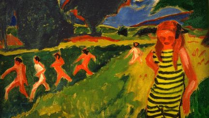 Max Pechstein. "Le Maillot jaune et noir", 1909. Br&uuml;cke-Museum, Berlin. (MAX PECHSTEIN URHEBERRECHTSGEMEINSCHAFT,  HAMBURG / TÖKENDORF/ADAGP, PARIS, 2012)