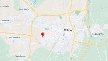 L'altercation s'est produite dans la rue de Berlin, à Colmar (Haut-Rhin). (GOOGLE MAPS)