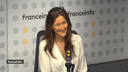 Pascale Socquet, directrice exécutive de Prisma Média, invitée de franceinfo le 20 juin. (FRANCEINFO / RADIO FRANCE)