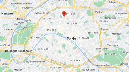 Rues Burq et Durantin à Paris (18e arrondissement). (GOOGLE MAPS)