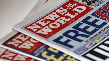 Une des dernières "une" du News of the World, le 7 juillet 2011. (AFP - Adrian Dennis)