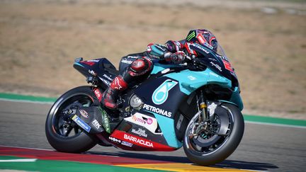 Fabio Quartararo lors du GP d'Aragon. (GIGI SOLDANO / DPPI MEDIA)