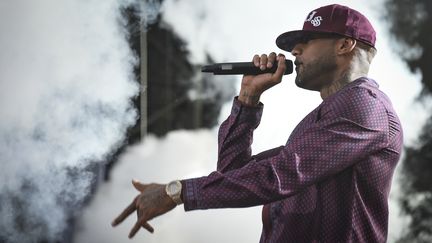 Booba aux Eurockéennes de Belfort le 8 Juillet 2017 (SEBASTIEN BOZON / AFP)