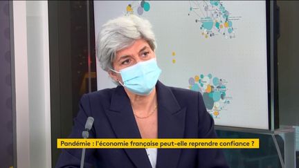 Sylvie Goulard, la sous-gouverneure de la Banque de France, invitée de franceinfo, mercredi 18 novembre 2020. (FRANCEINFO)