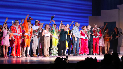 La comédie musicale "Mamma mia !" fait son retour au Casino de Paris. (Casino de Paris - Gantier Pauline)