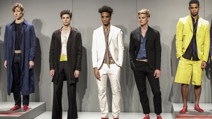 Orley pap masculin printemps-été 2016, à New York
 (KENA BETANCUR / AFP)