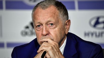 Jean-Michel Aulas (Olympique Lyonnais). (JEFF PACHOUD / AFP)