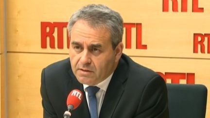 Xavier Bertrand, d&eacute;put&eacute; UMP de l'Aisne, sur RTL, le 21 juillet 2014. (RTL / FRANCETV INFO)