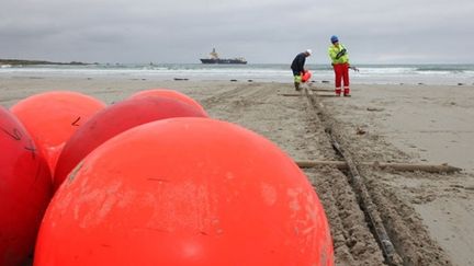 L'arrivée du câble ACE à Penmarc'h (Bretagne) (Stéphane Foulon - Orange)