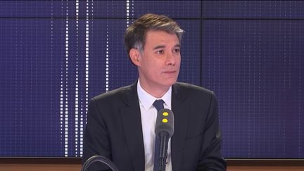 Olivier Faure, Premier secrétaire du Parti socialiste, le 12 juin 2019 sur franceinfo. (RADIO FRANCE / FRANCEINFO)