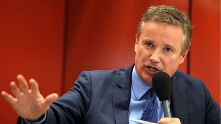 &nbsp; (Nicolas Dupont-Aignan à Nice © Maxppp)