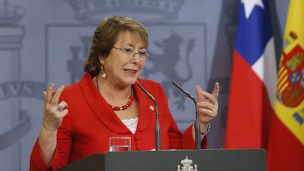 &nbsp; (Michele Bachelet, présidente du Chili © Maxppp)