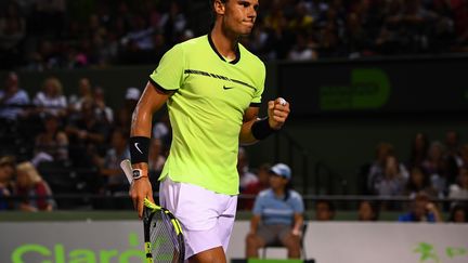 Rafael Nadal s'est qualifié pour la finale du Masters 1000 de Miami (ROB FOLDY / GETTY IMAGES NORTH AMERICA)