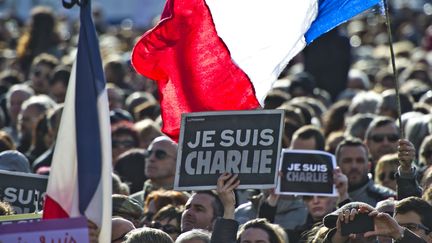 Marseille demonstration against Charlie Hebdo newspaper and Hyper cacher shop's terrotrist attack. (LILIAN AUFFRET/SIPA)