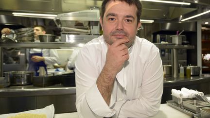 Jean-François Piège ouvrira en septembre son nouveau restaurant&nbsp;au sein de l’Hôtel de la Marine à Paris. (BERTRAND GUAY / AFP)